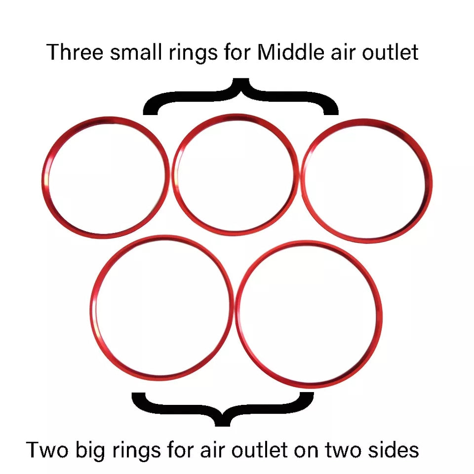 Kit aros ventilação Mercedes w176 ou w117