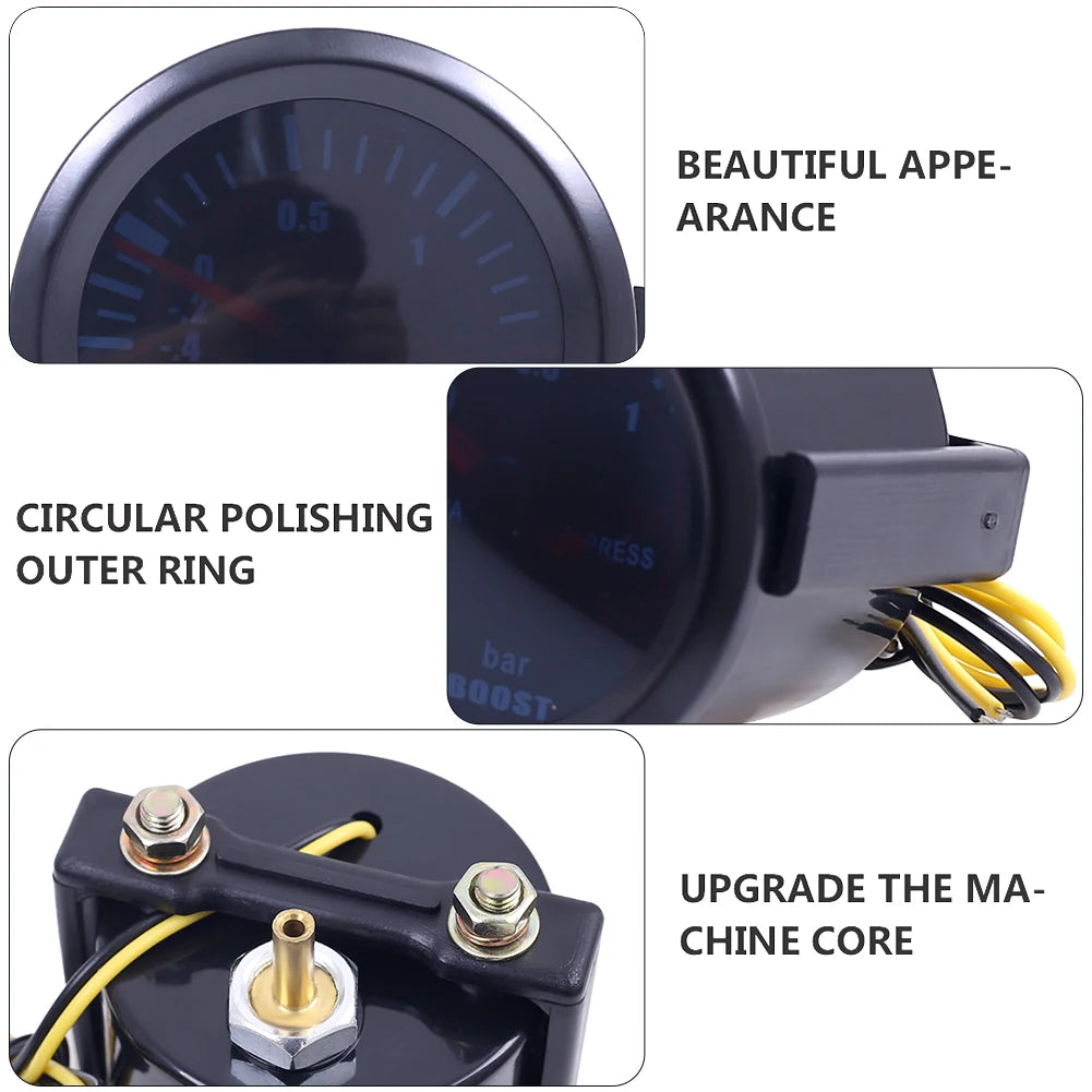 Manomètre Turbo universel Seat Ibiza Mercedes Honda Ford Renault Volvo Audi A3 TT A4
Universel 52mm Pression Turbo Boost Jauge Barre Lumière Bleue Led Pression Turbo Boost Jauge Compteur DC 12V Accessoires De Voiture