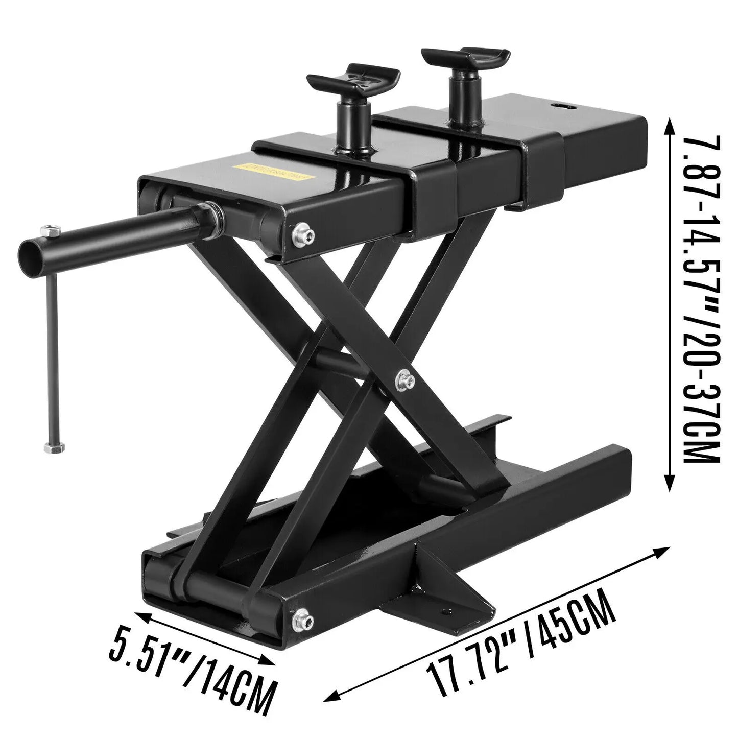 Elevatoria suporte Motas Ktm HONDA SUZUKI YAMAHA BMW
1100LBS Motorcycle Lift MotorBike Center Scissor Jack Stand Covered With Non-Skid Rubber Pad Adjust 190-330mm Height Tools