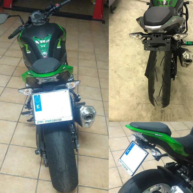 Suporte Matricula
Fit For Kawasaki Z900 2017-2023 Motorcycle Rear Tail Tidy Registration Plate Holder Fender Eliminator kit Number License Plate