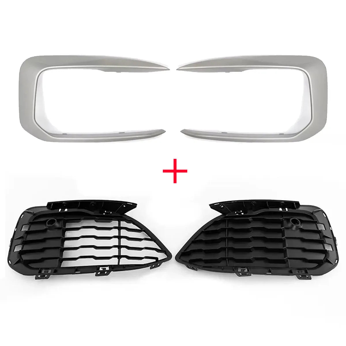 Grelhas ou splits For BMW F20 F21 M Sport M135i M140i 114d 116d 118d 120d 125d Lci 2015-2019 Front Bumper Grill Trim Clasp Fog Light Frame