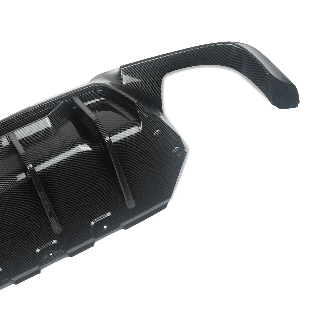 Difusor Carbono Aquaprint BMW F10 M Sport 2011-2016
CARBON LOOK For BMW F10 F11 M Sport 2011-2016 Bumper Rear Quad Diffuser Lip M5 Style