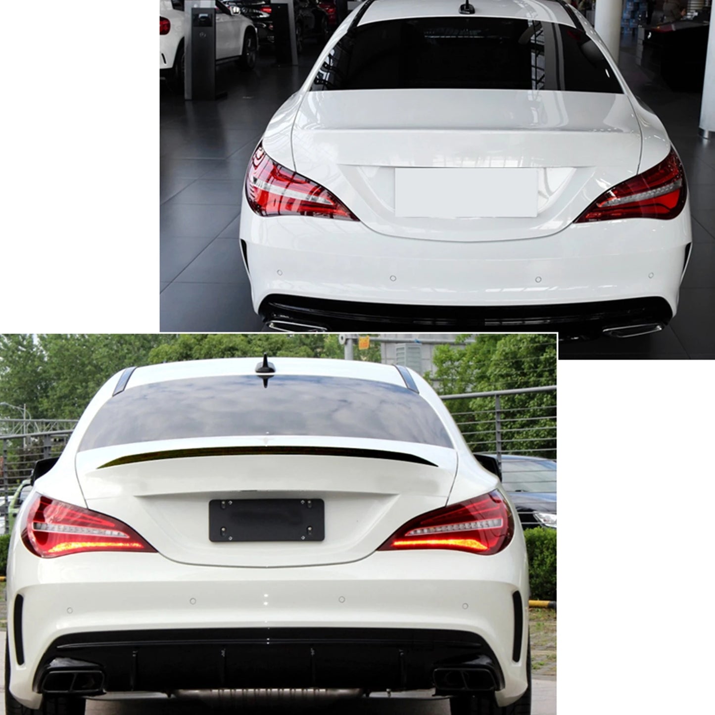 Aleiron Mercedes Cla W117
Car Rear Trunk Spoiler Wing Tailget Lid Flap Lip Trim For Mercedes Benz CLA Class C117 CLA200 CLA260 CLA45 AMG 2013-2019
