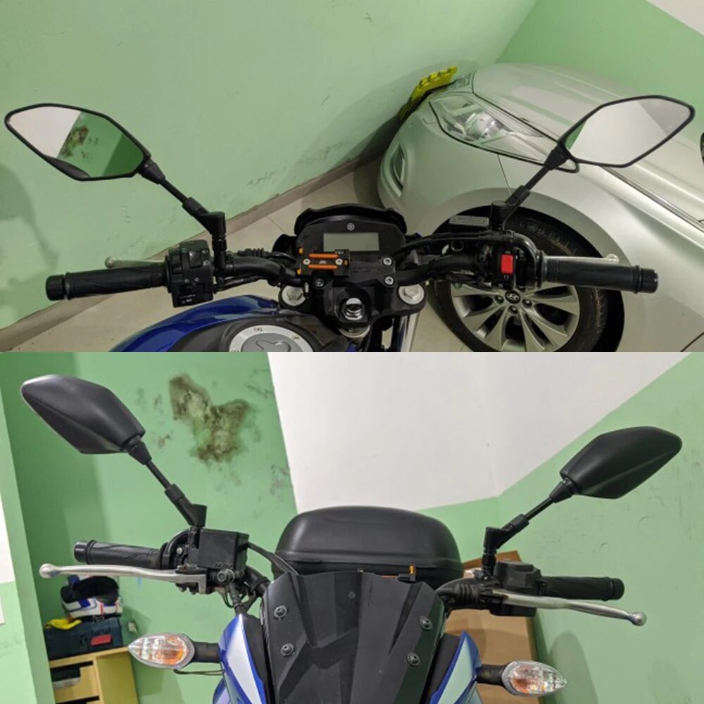 Rearview Mirrors For YAMAHA MT07 MT09 Tracer 900 9 GT Tenere 700 MT10 MT03 MT25 MT01 MT 07 09 Accessories Side Rear View Mirror