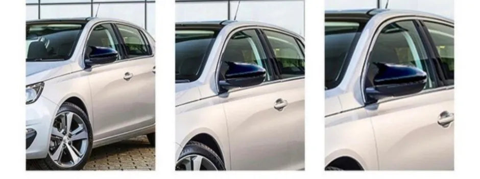 Capas de Espelho de colar Peugeot 308 2014-2021
2 Pieces ABS Plastic Bat Wing Mirror Covers Caps Rearview Mirror Case Cover Gloss Black Car Accessory For Peugeot 308 2014-2021