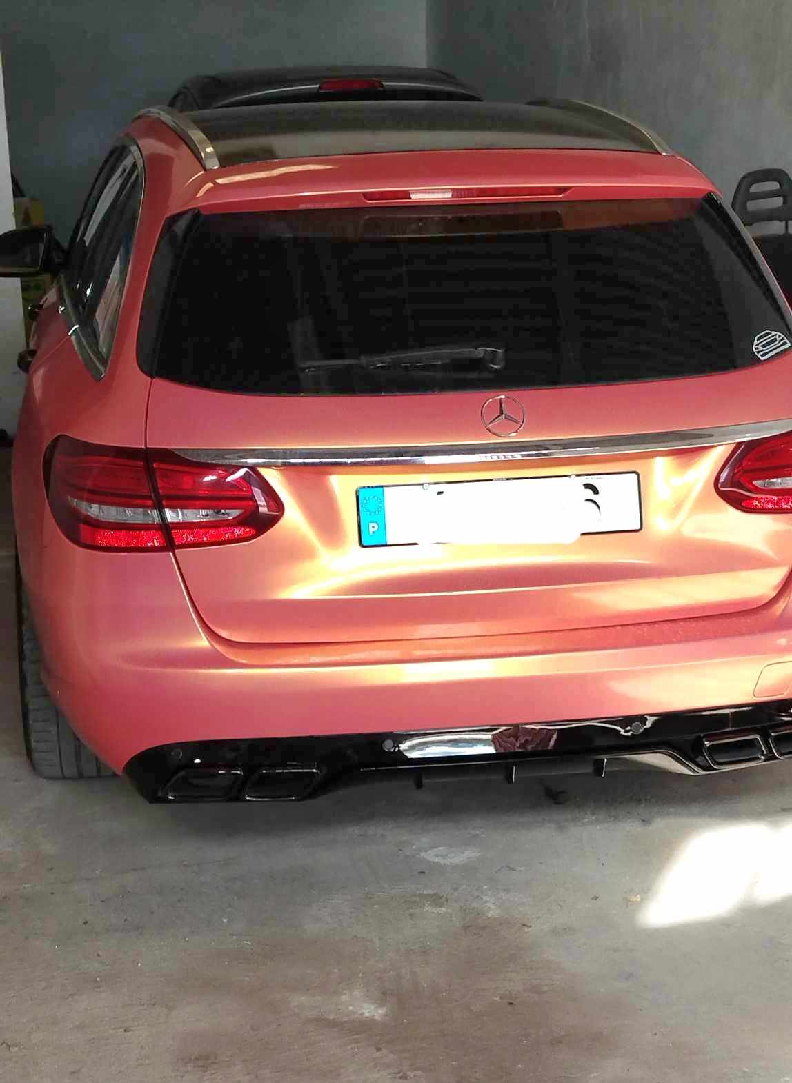Kit c63 para para-choques sem ser Amg w205 carro ou carrinha