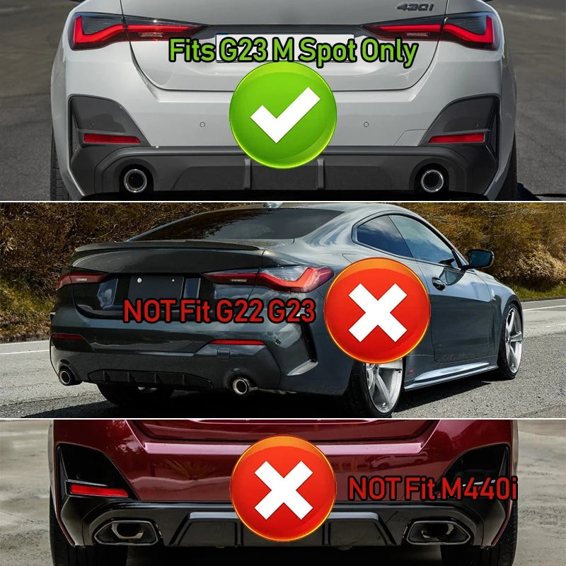 Difusor M performance com stop F1 BMW série 4 G26