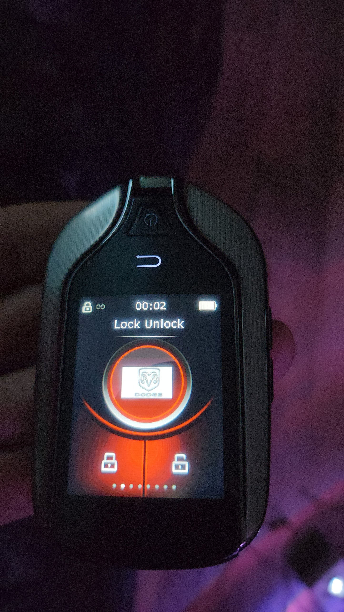 Clés LCD de marque de voiture