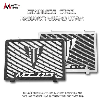 Stainless Steel Motorcycle Radiator Grille Guard Protection Radiator Cover for Yamaha MT09 Tracer Mt-09 FZ09 2014-2017 2015 2016