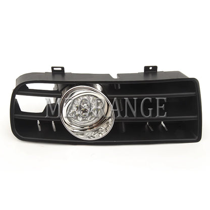 Kit Grelha Faróis Nevoeiro  VW Golf 4 MK4 GTi TDI 1997 1998-2006

Fog Lights LED Headlight for VW Golf 4 MK4 GTi TDI 1997 1998-2006 DRL Fog Lamp cover Racing Grill Lamp grille accessories