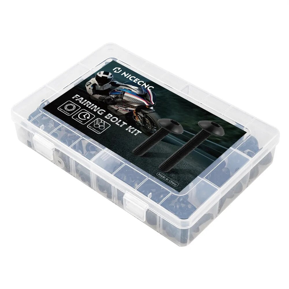 Kit Parafusos 253PCS M5 M6 CNC Screws Fairing Bolt Nut Body Screws Kit For BMW S1000R S1000RR S 1000 R RR 1000RR S1000 RR Sport 2019-2020 2021