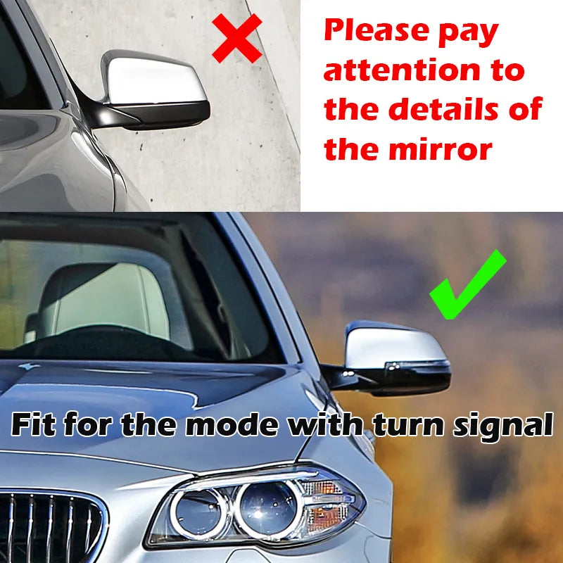 Housses de rétroviseurs Bmw F10 F11 AVEC INDICATEUR DE MIROIR

 Couvercle de rétroviseur latéral adapté à la BMW série 5 F10 F11 F18 LCI 2014 – 2017 F07 F12 F06 F01, accessoires de voiture