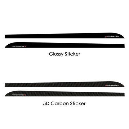 Autocollants de seuil

 Autocollants à rayures latérales de voiture, 2 pièces, autocollants de Performance M pour BMW F30 F31 M paquet 328i 335i 320i série 3 2011 – 2021, accessoires