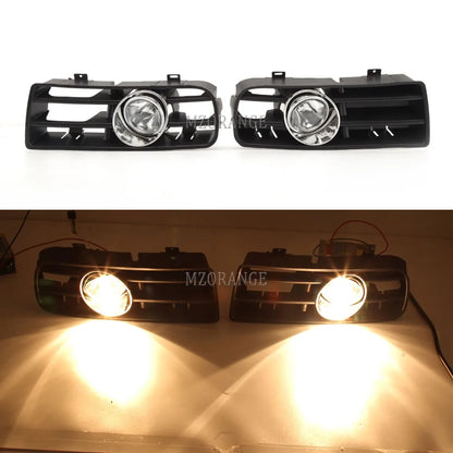 Kit Grelha Faróis Nevoeiro  VW Golf 4 MK4 GTi TDI 1997 1998-2006

Fog Lights LED Headlight for VW Golf 4 MK4 GTi TDI 1997 1998-2006 DRL Fog Lamp cover Racing Grill Lamp grille accessories