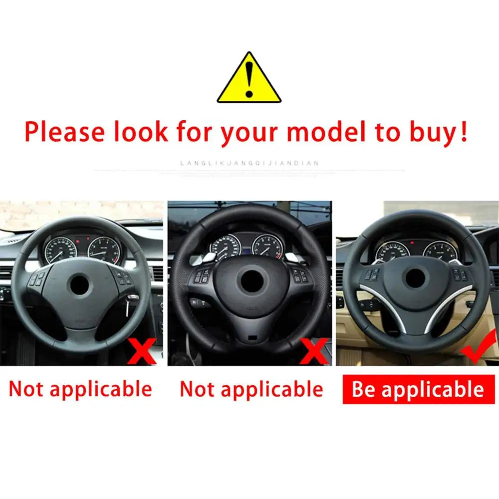 Cache central de volant BMW E81 E82 E87 E88 E90 E91

 Autocollant de couverture de cadre de volant de voiture en Fiber de carbone ABS, pour BMW série 3 E90 05-12 et BMW série 1 E87 04-11, accessoires de voiture