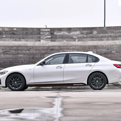 Autocollants de seuil

 Autocollants à rayures latérales de voiture, 2 pièces, autocollants de Performance M pour BMW F30 F31 M paquet 328i 335i 320i série 3 2011 – 2021, accessoires