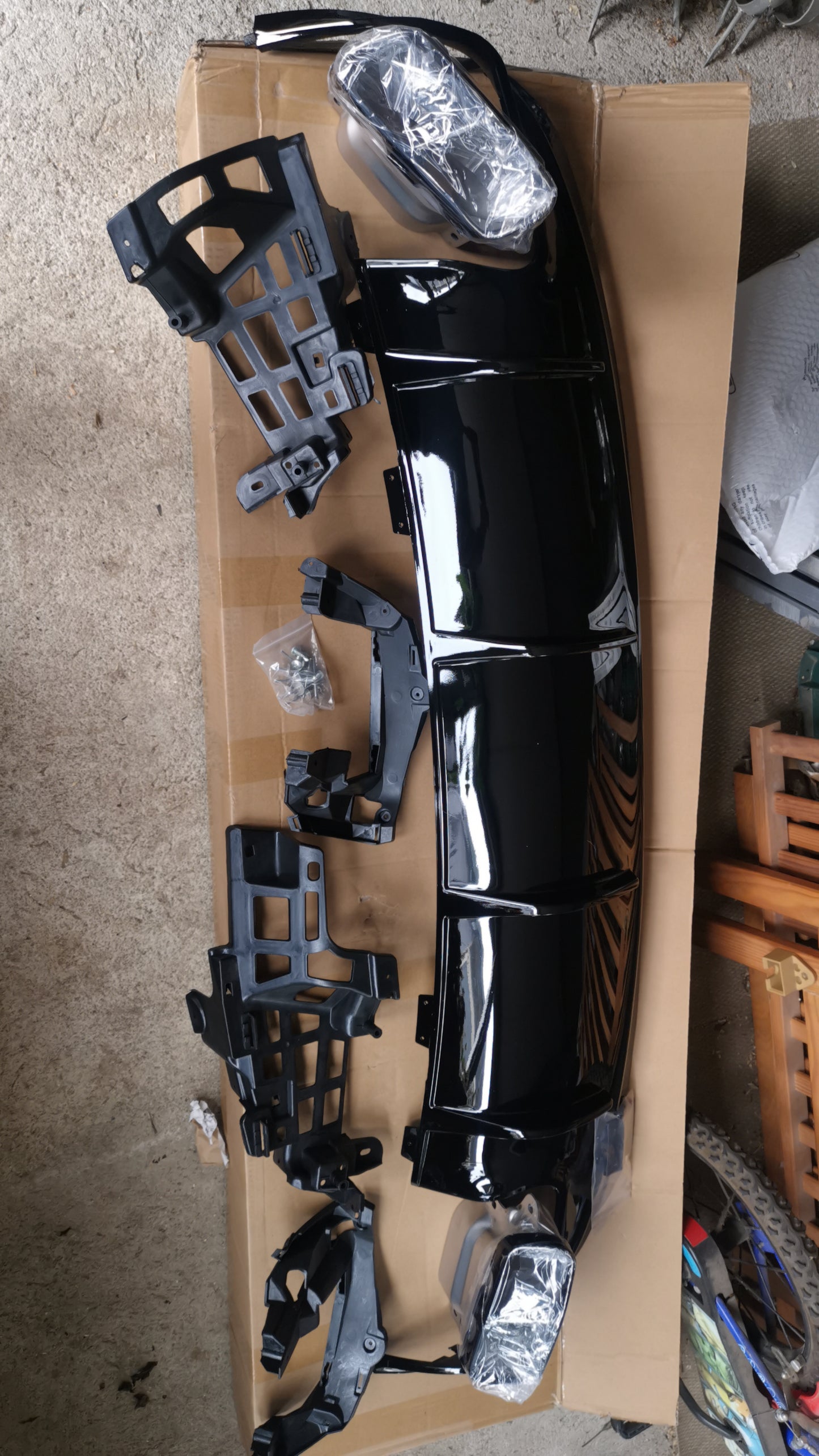 Kit completo  Mercedes W117/cla difusor ponteiras todos acessórios Tipo CLA45