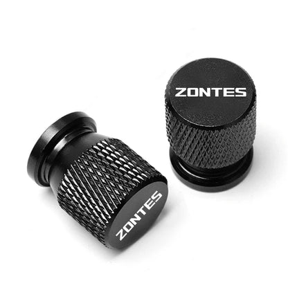 2PCS Aluminum Motorcycle Tyre Valve Cap Universal For Zontes Shengshi 310R 310X 310V 310 t2 G1 125 U1 U 155 ZT 125 T310 350E 350