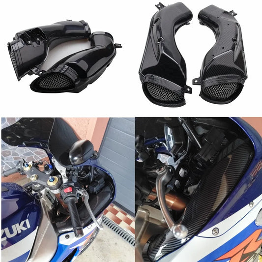 Entrada Ar Suzuki Gsx R

Motorcycle Air Intake Tube Duct Cover Fairing For Suzuki GSXR600 GSXR 600 750 2001 2002 2003 GSXR1000 1000 2001 2002 K1 K2