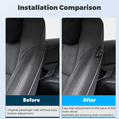 Bouton de mouvement du siège électrique Tesla Adpatavel

 Futhope Boutons de commutation sans fil de réglage du siège copilote pour Tesla Model3 Model Y 2021-2023 Mise à niveau de la télécommande copilote