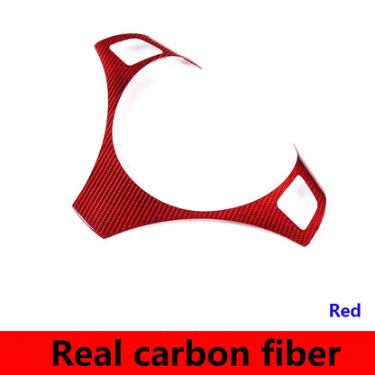 Cache central de volant BMW E81 E82 E87 E88 E90 E91

 Autocollant de couverture de cadre de volant de voiture en Fiber de carbone ABS, pour BMW série 3 E90 05-12 et BMW série 1 E87 04-11, accessoires de voiture