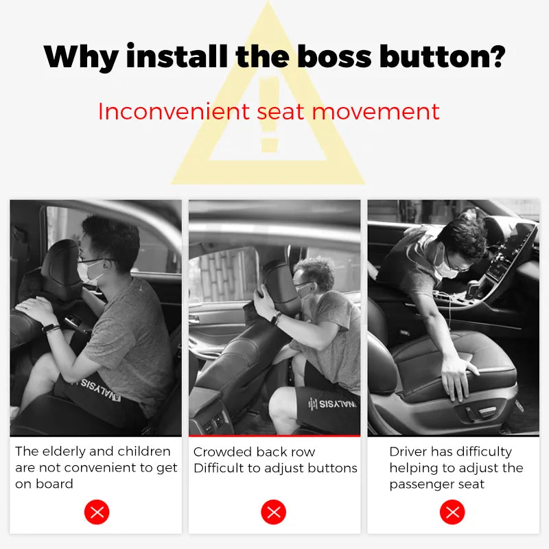 Bouton de mouvement du siège électrique Tesla Adpatavel

 Futhope Boutons de commutation sans fil de réglage du siège copilote pour Tesla Model3 Model Y 2021-2023 Mise à niveau de la télécommande copilote