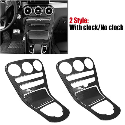 Couverture de console centrale Mercedes Benz Classe C W205 2015-2018

 Garniture de couverture de panneau de Console centrale de voiture, décoration autocollante ABS pour Mercedes Benz classe C W205 2015 – 2018