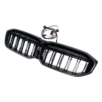 Grelha central iluminada LED BMW 3 Series G20 G21 G28 LCI Facelift   2023 2024 2025