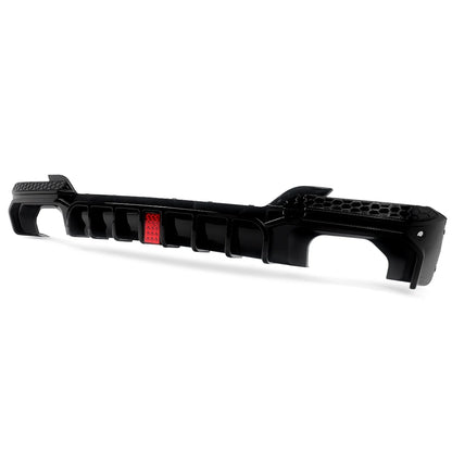 Difusor com Stop F1  BMW X3 G01 LCI M Sport 2022+   Preto brilhante ou carbono Aquaprint