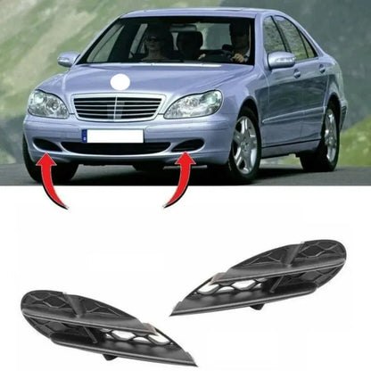 Grelhas Para Choques Mercedes Class S w220

Car Accessory Fog Light Cover Lamp Frame Grille Car Accessories For Mercedes Benz S-Class W220 S280 S320 S300 S350 S400 S500