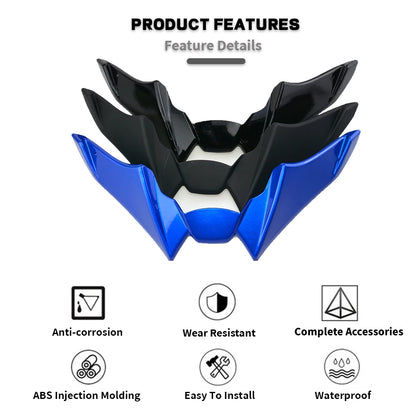 MK For YAMAHA MT-09 MT09 2021-2023 Front Fairing Winglets Aerodynamic Wing Shell Cover Protection Guards Kit