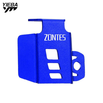 Motorcycle CNC Rear Brake Fluid Reservoir Cover Guard Protector For Zontes G1-125 ZT125-U 125 U1 Z2 125 U125 Accessories