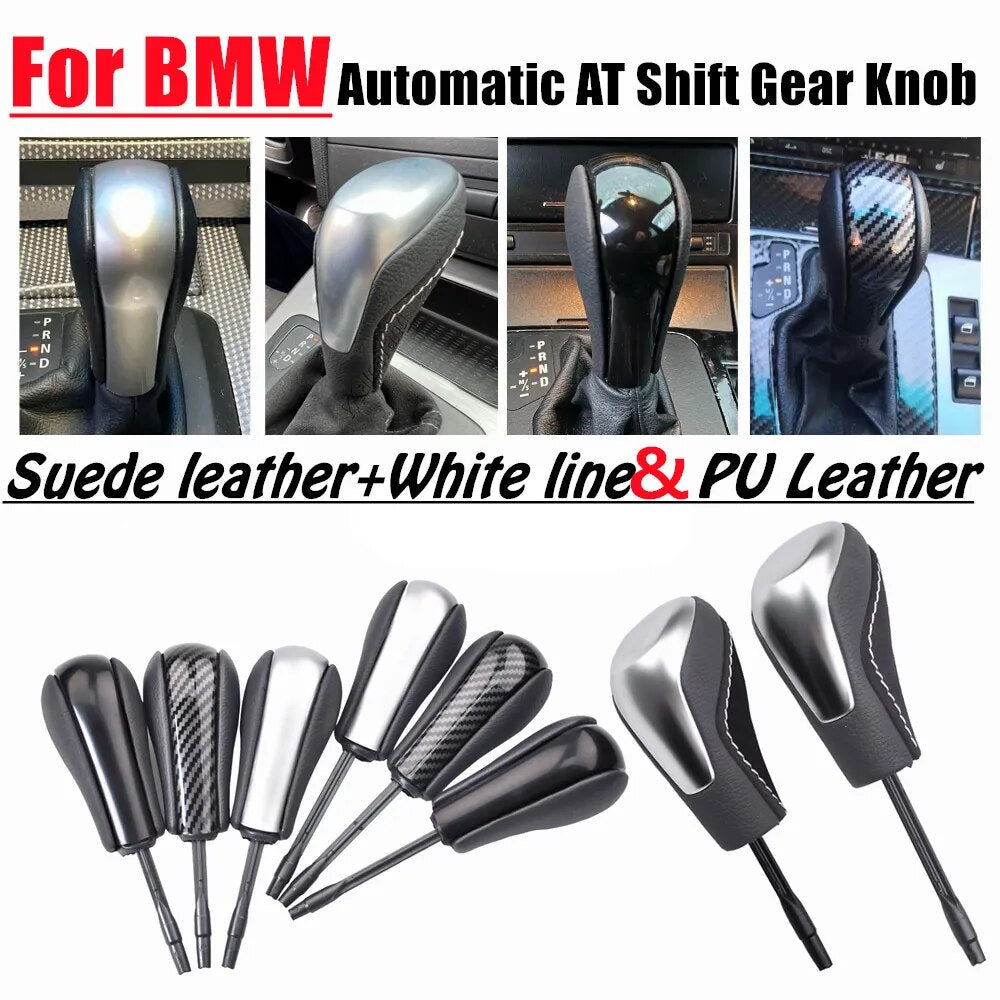 Nouveau pommeau de levier de vitesse automatique court et Long, pour E81 E82 E87 E90 E91 E92 E93 E36 E38 E39 E46 Z4 Z3 E53 X5 X3 E60.