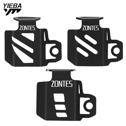 Motorcycle CNC Rear Brake Fluid Reservoir Cover Guard Protector For Zontes G1-125 ZT125-U 125 U1 Z2 125 U125 Accessories
