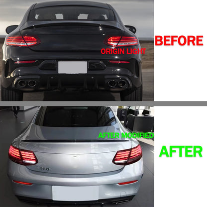 PREÇO SOB CONSULTA

Lâmpada de freio de luzes traseiras LED fumadas para Mercedes-Benz C205 w205 C63 C43 2016-2021

Smoked LED Tail Lights Brake Lamp For Mercedes-Benz C205 A205 C63 C43 2016-2021