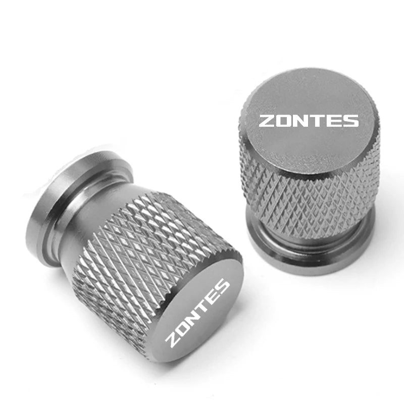2PCS Aluminum Motorcycle Tyre Valve Cap Universal For Zontes Shengshi 310R 310X 310V 310 t2 G1 125 U1 U 155 ZT 125 T310 350E 350