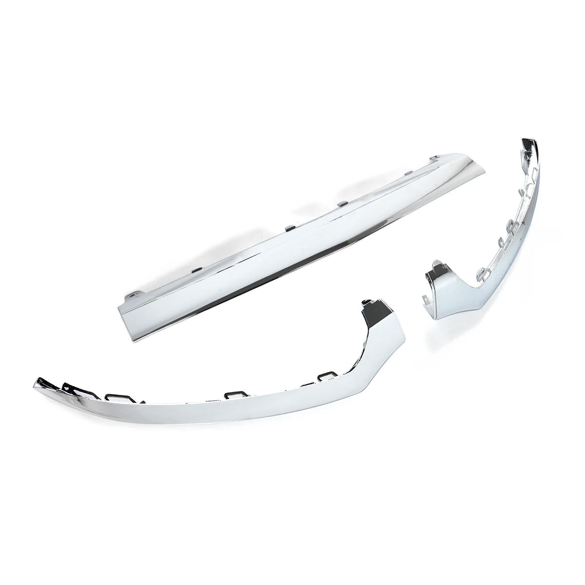 Lábio Frontal Para Choques AMG

Front Bumper Lower Lip Trim Molding Chrome for Mercedes C Class W205 2015-2018 3pcs  Set Front Bumper Lip Canard Lip Splitter