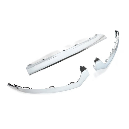Lábio Frontal Para Choques AMG

Front Bumper Lower Lip Trim Molding Chrome for Mercedes C Class W205 2015-2018 3pcs  Set Front Bumper Lip Canard Lip Splitter