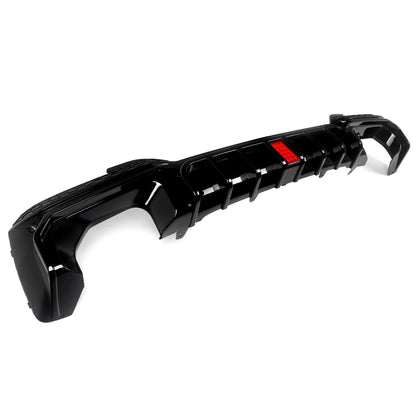 Difusor com Stop F1  BMW X3 G01 LCI M Sport 2022+   Preto brilhante ou carbono Aquaprint