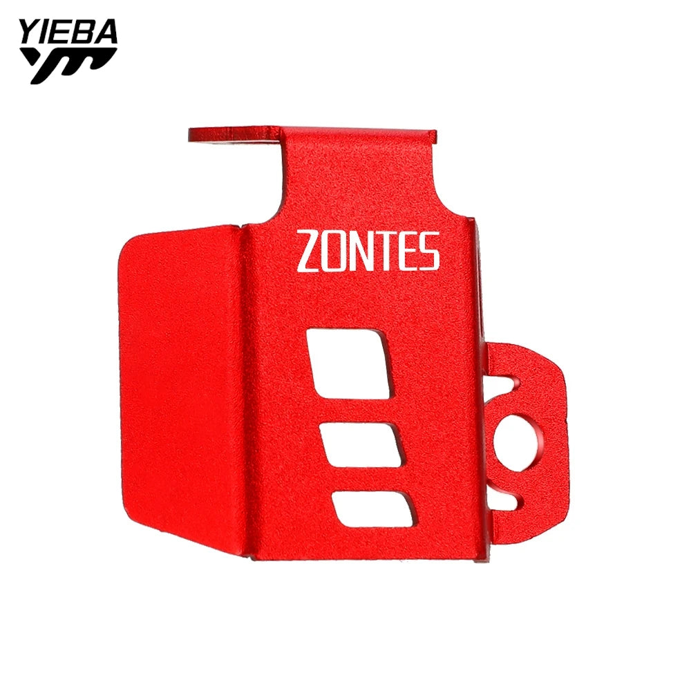Motorcycle CNC Rear Brake Fluid Reservoir Cover Guard Protector For Zontes G1-125 ZT125-U 125 U1 Z2 125 U125 Accessories