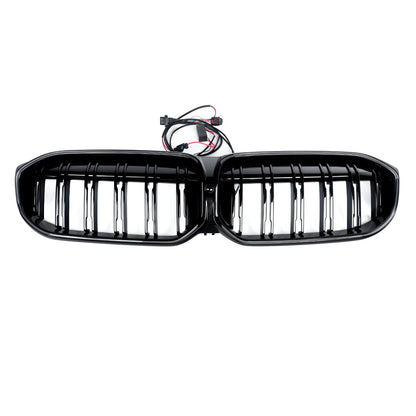 Grelha central iluminada LED BMW 3 Series G20 G21 G28 LCI Facelift   2023 2024 2025