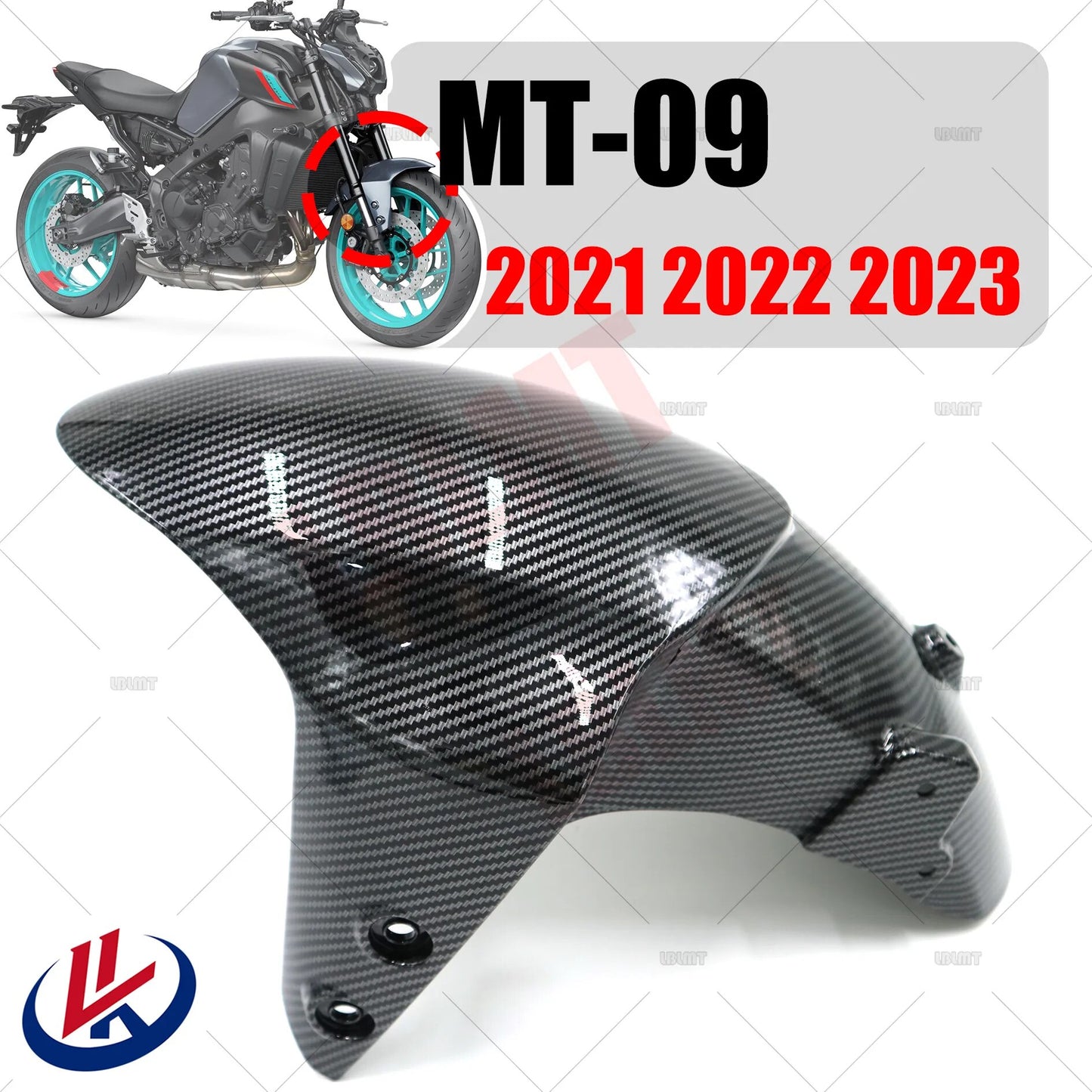 For Yamaha MT-09 22021~2023 Front Wheel Fender Mudguard Tire Splash Guard Fairing For YAMAHA MT-09 MT09 MT 09 SP 2021 2022 2023