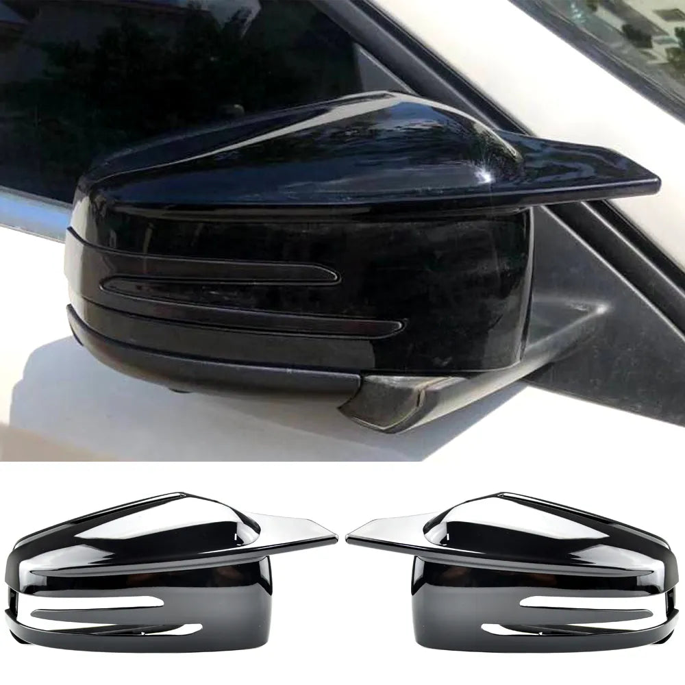 Capas ESpelho Mercedes Class A W176 cla W117 W204 

2pcs Replacement Carbon Fiber Pattern Rearview Side Mirror Cover Caps For Mercedes Benz W176 W246 W204 W212 W221 C117 X204 X156