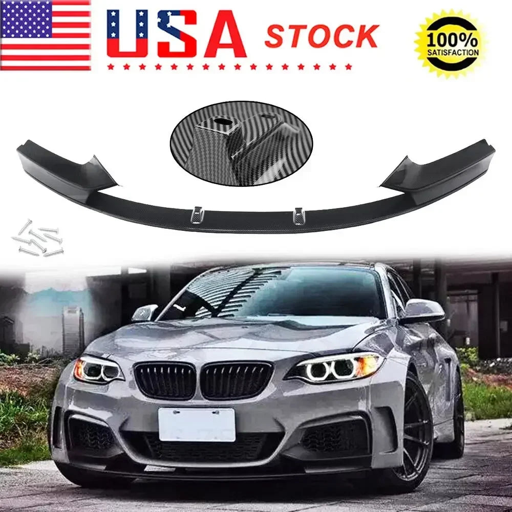Lip Frontal carbono aquaprint BMW  F22 F23 Apenas Para-Choques M

Carbon Fiber Style Front Bumper Lip For BMW F22 F23  Sport 2014-21