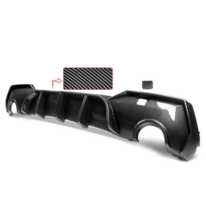 Difusor com Stop BMW G22 G23 Para-Choques  M Sport

For BMW G22 G23 420i 430i 440i M Sport w/ LED 2020+ Rear Bumper Diffuser
