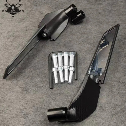 Rétroviseurs nouvelle aile de vent fixe pour Yamaha MT07 MT125 MT03 MT15 MT25 MT01 MT09 MT10 TRACER moto rétroviseur rotatif