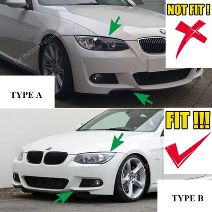 Lip Frontal BMW E92 E93 Facelift M 2010-2013 

For BMW E92 E93 Facelift M-Tech 2Pcs Front Bumper Splitter Lip 3 Series 2010-2013