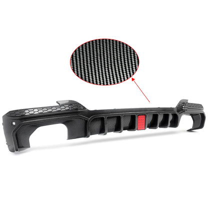 Difusor com Stop F1  BMW X3 G01 LCI M Sport 2022+   Preto brilhante ou carbono Aquaprint