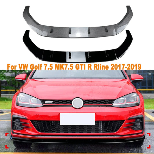Lèvre Avant VW GOLF GTI 7.5

 Séparateur de pare-choc avant, diffuseur de lèvre, Kit de carrosserie, protection de becquet, accessoires de décoration de voiture, pour VW Golf 7.5 MK7.5 GTI R Rline 2017 – 2019