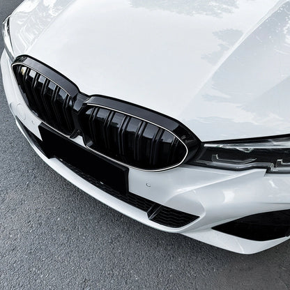 Grelha central iluminada BMW 3-Series G20 G21 2019 2020 2021 2022 pre facelift